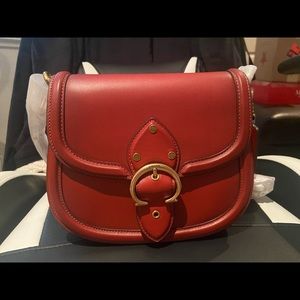 Coach beat saddle bag